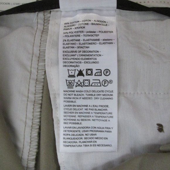 DOCKERS MEN'S SIZE 29 X 29 PANTS EASY KHAKI TAN SLIM FIT ALL MOTION COMFORT NWT - Picture 10 of 10